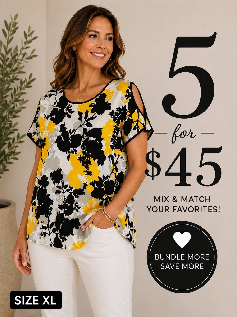 🎉5 for $45🎉 Jessica London Top Blouse Shirt Size 22W